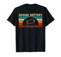 Social Battery Low Power Mode Funny T-Shirt - Streetwear Style for Adults - T-Shirt, Sweatshirt, Hoodie
