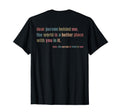 Dear Person Behind Me World Is T-Shirt - Aesthetic Graphic Men Women - T-Shirt, Sweatshirt, Hoodie