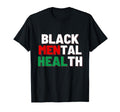 Black Mental Health Matters T-Shirt - Graphic Print for Adults - T-Shirt, Sweatshirt, Hoodie