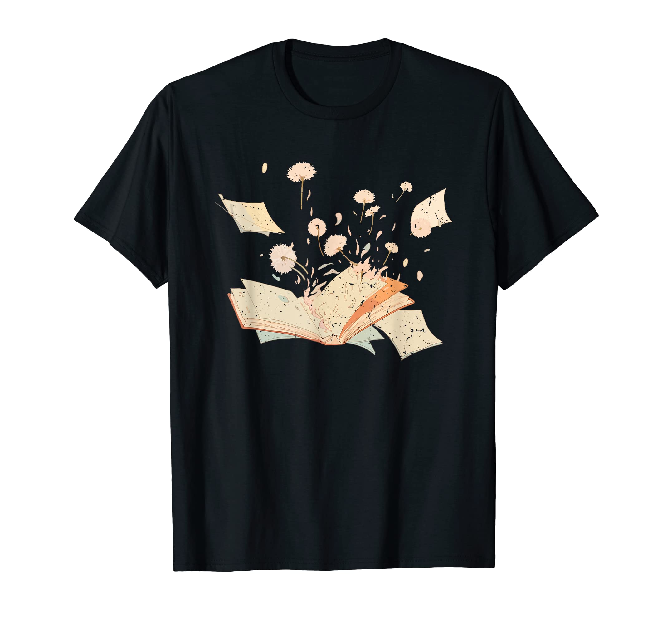Dandelion Book Funny Librarian T-Shirt - Streetwear Style Unisex - T-Shirt, Sweatshirt, Hoodie