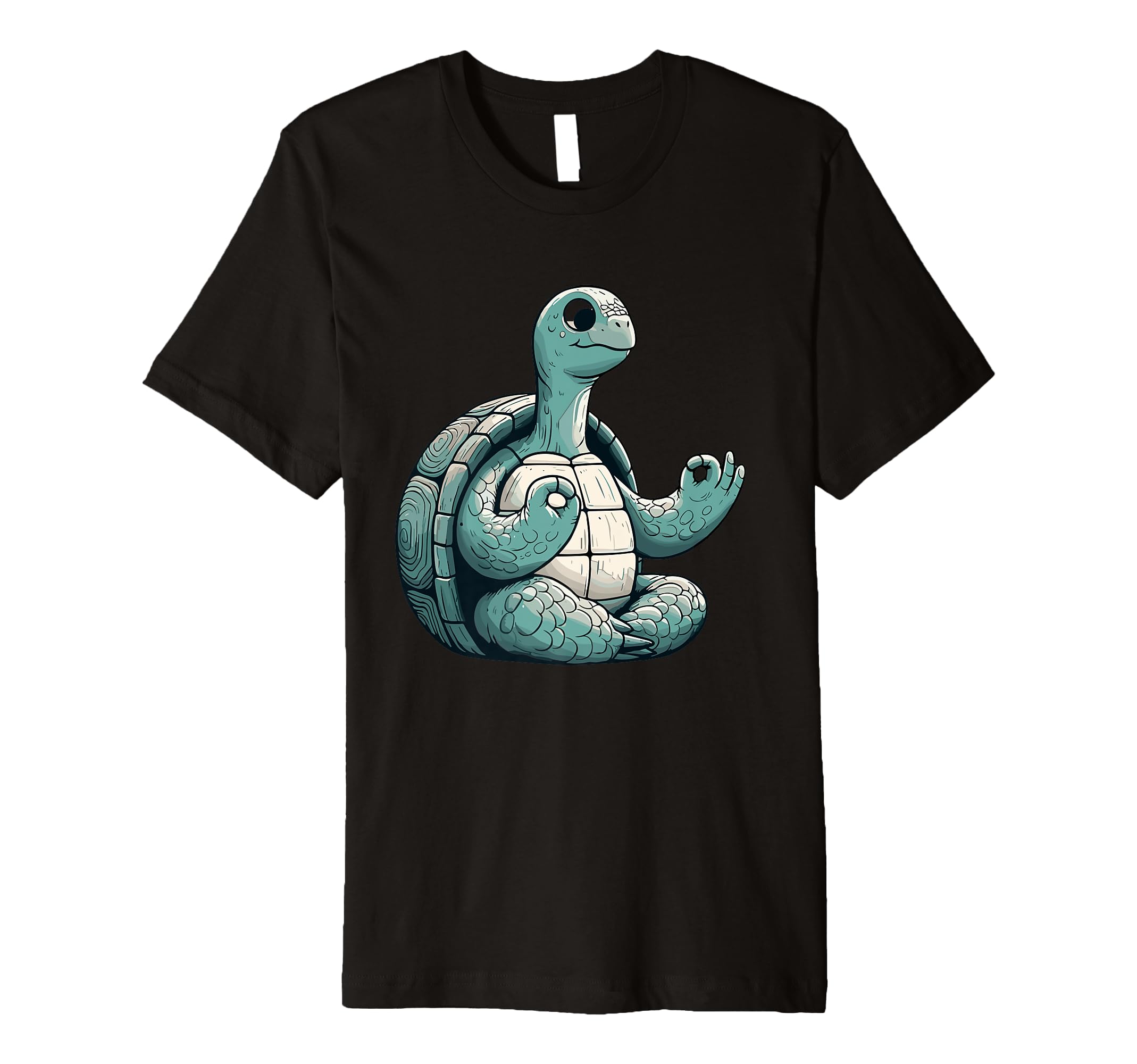 Meditation Tortoise Turtle Yoga Pose T-Shirt - Aesthetic Graphic Unisex - T-Shirt, Sweatshirt, Hoodie