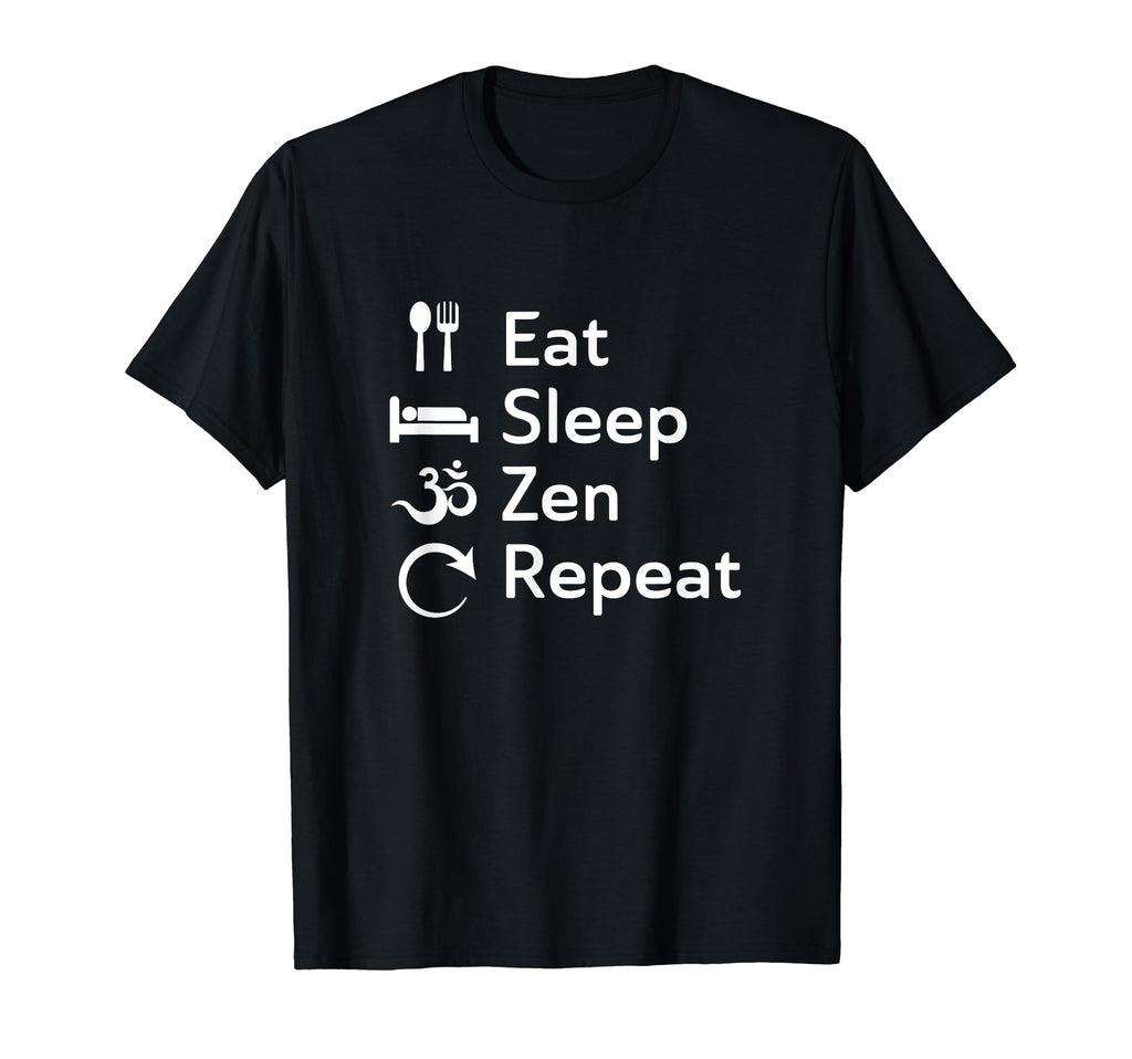 Eat Sleep Zen Buddha Meditation T-Shirt - Trendy Graphic for Adults - T-Shirt, Sweatshirt, Hoodie