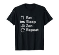 Eat Sleep Zen Buddha Meditation T-Shirt - Trendy Graphic for Adults - T-Shirt, Sweatshirt, Hoodie