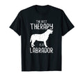 Best Therapy Is Labrador Labrador T-Shirt - Custom Art Print for Adults - T-Shirt, Sweatshirt, Hoodie