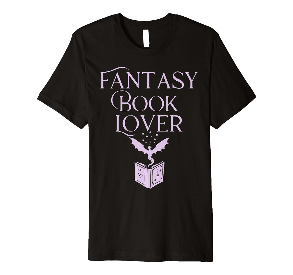Fantasy Book Lover Dragons And Magic T-Shirt - Custom Art Print Unisex - T-Shirt, Sweatshirt, Hoodie