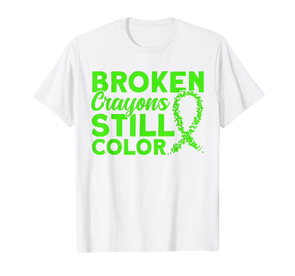 Mental Health Green Ribbon Mental T-Shirt - Unique Graphic Men Women - T-Shirt, Sweatshirt, Hoodie