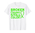 Mental Health Green Ribbon Mental T-Shirt - Unique Graphic Men Women - T-Shirt, Sweatshirt, Hoodie