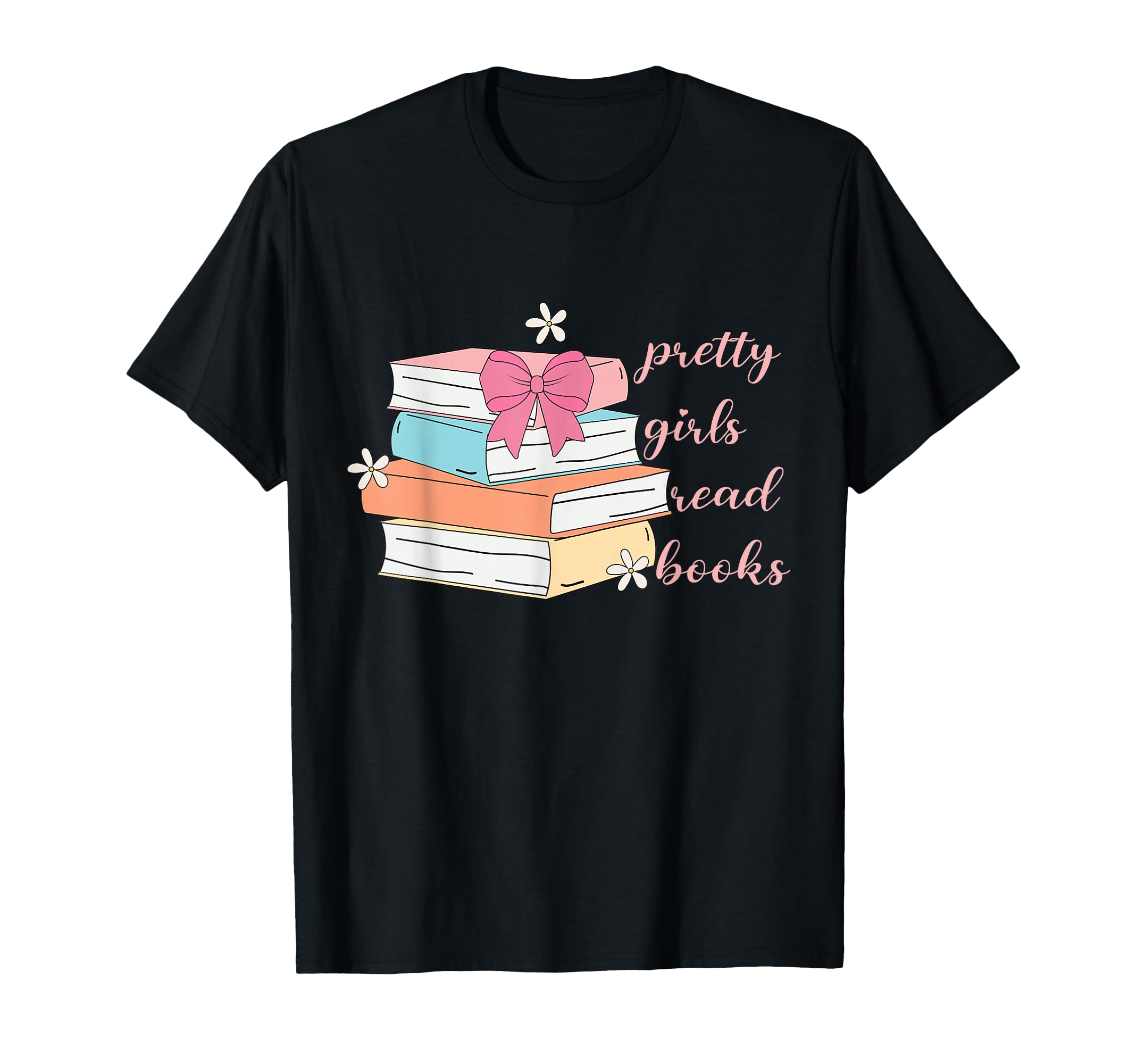 Floral Bookish Crew Pretty Read Books T-Shirt - Unique Graphic Unisex - T-Shirt, Sweatshirt, Hoodie
