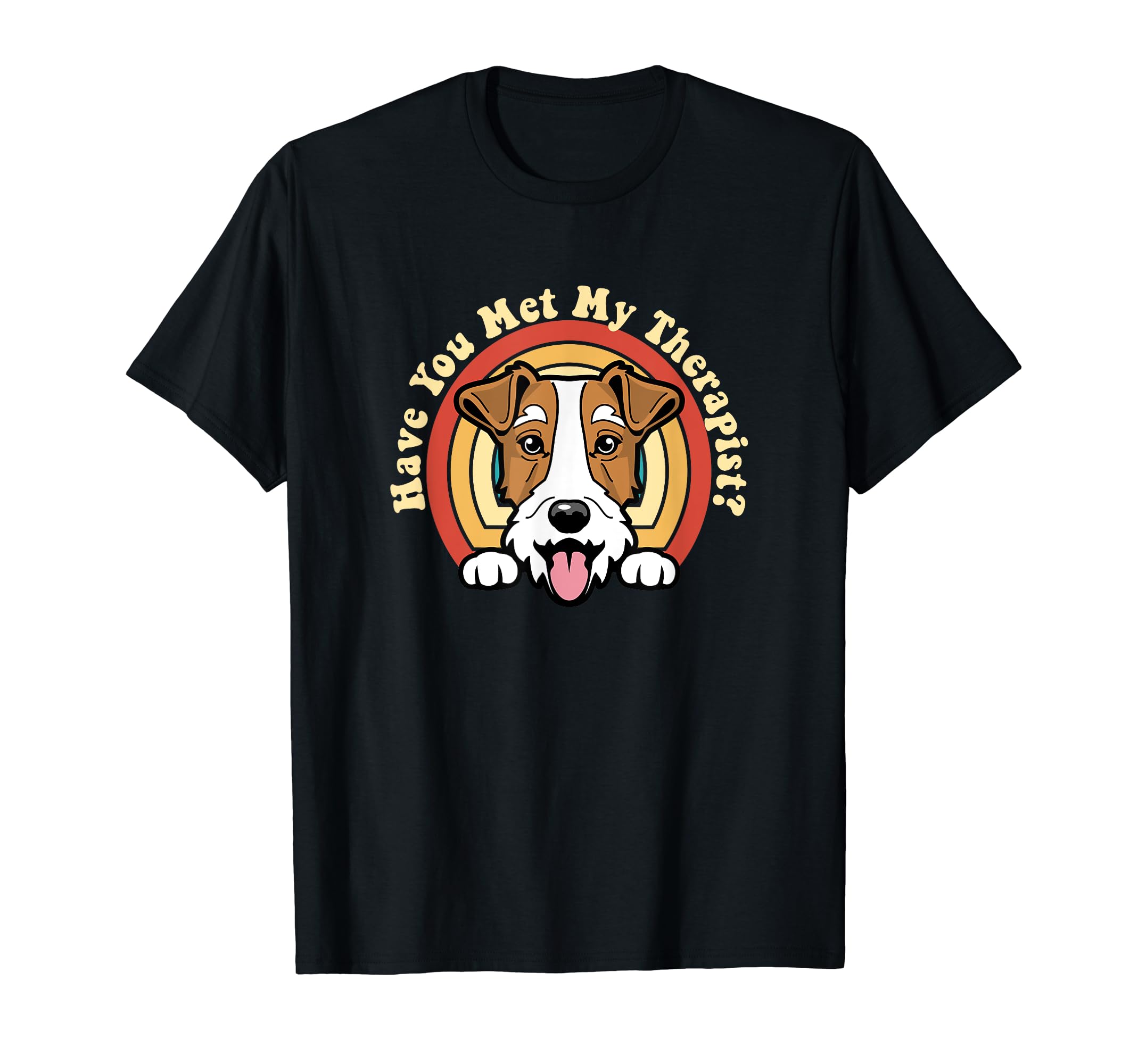 Emotional Support Therapy Dog Wire T-Shirt - Streetwear Style for Adults - T-Shirt, Sweatshirt, Hoodie