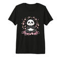Meditating Panda Cherry Blossoms Zen T-Shirt - Streetwear Style Men Women - T-Shirt, Sweatshirt, Hoodie