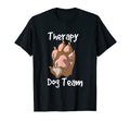 Therapy Dog Team T-Shirt - Custom Art Print Men Women - T-Shirt, Sweatshirt, Hoodie