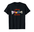 I Read Banned Books Scrap Letters T-Shirt - Aesthetic Graphic Unisex - T-Shirt, Sweatshirt, Hoodie