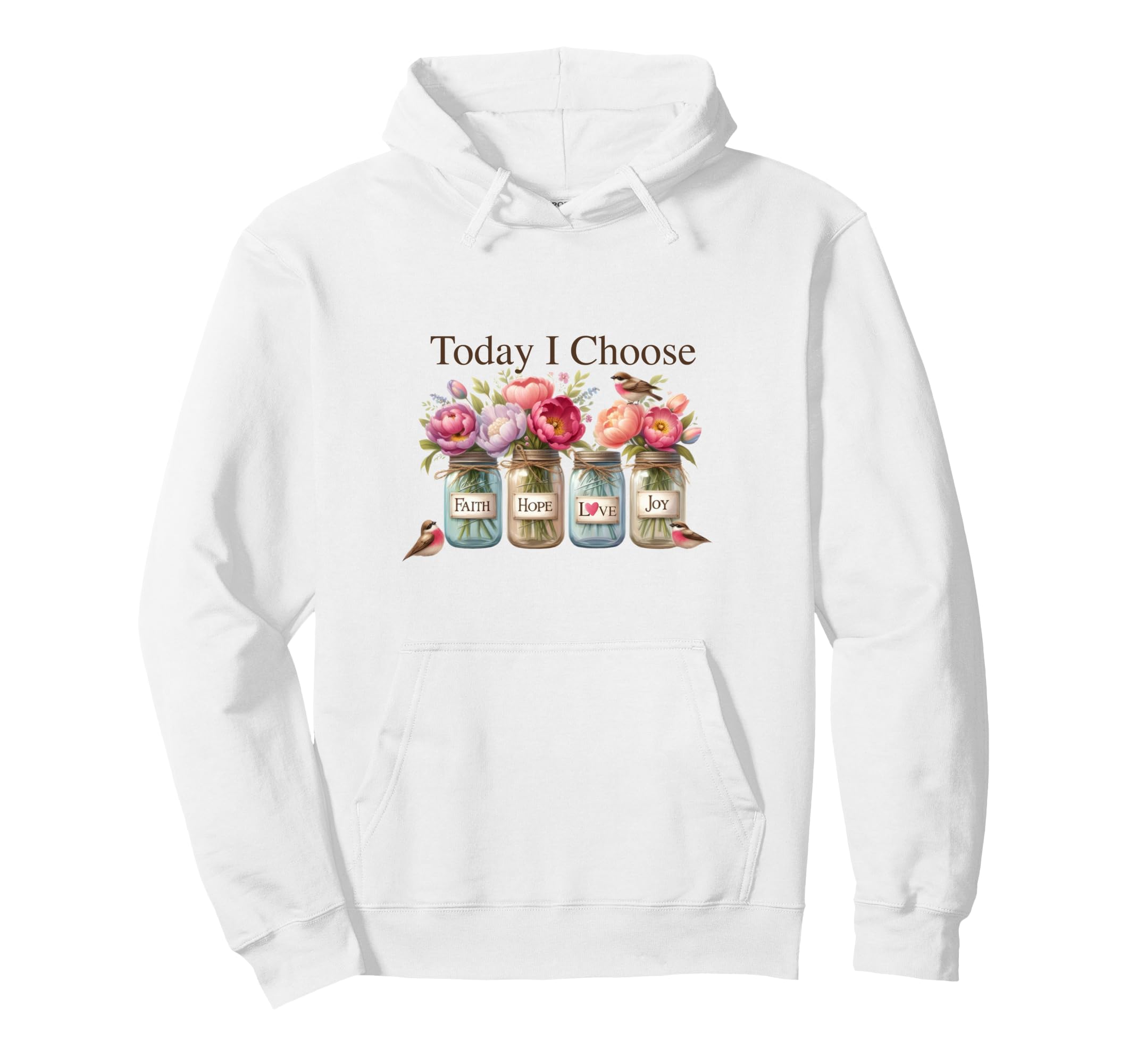Today I Choose Mason Jar Art Soft Hoodie - Custom Art Print Men Women - T-Shirt, Sweatshirt, Hoodie