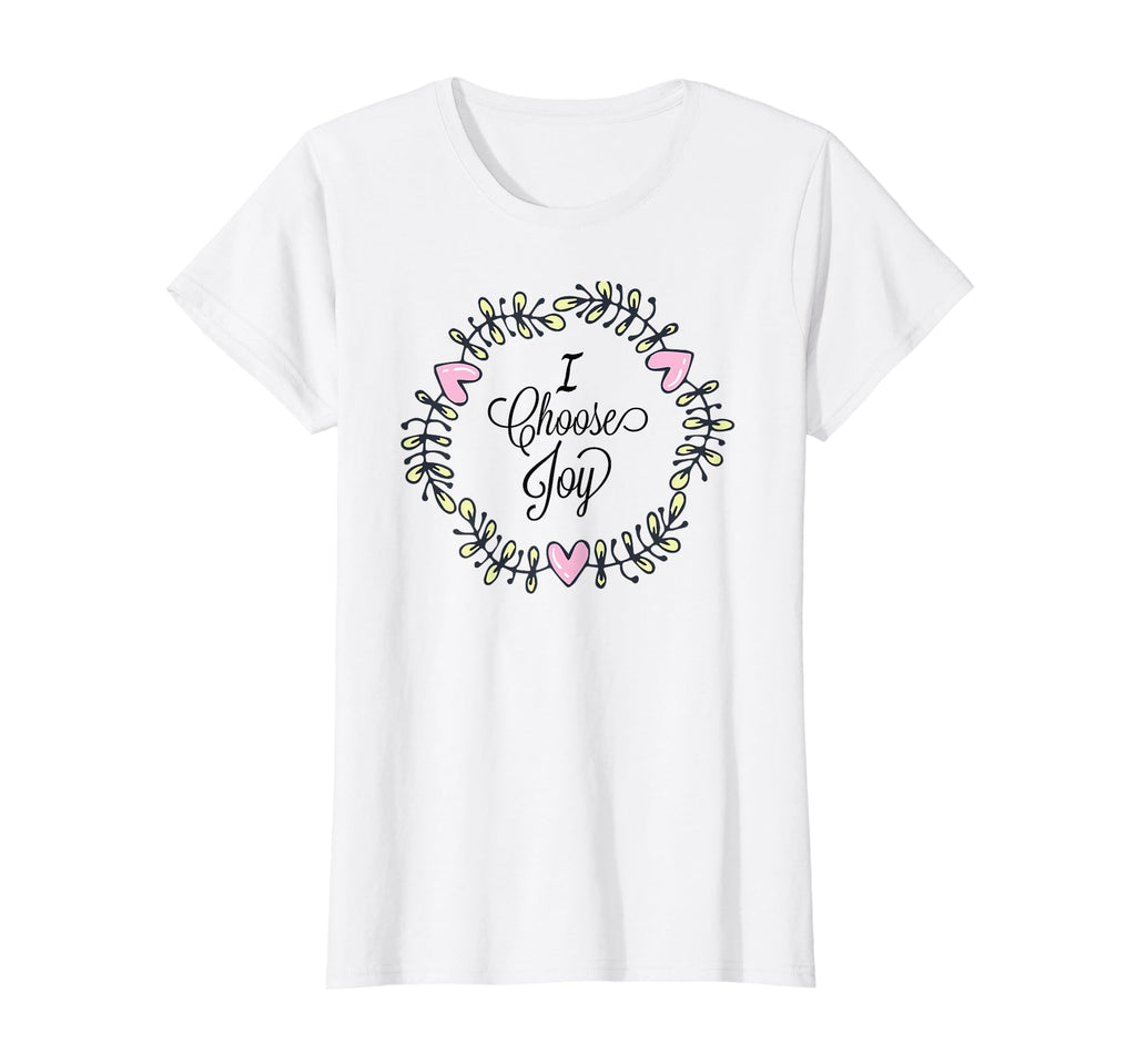 I Choose Joy Hearts Choosing Happy And T-Shirt - Minimalist Print Unisex - T-Shirt, Sweatshirt, Hoodie