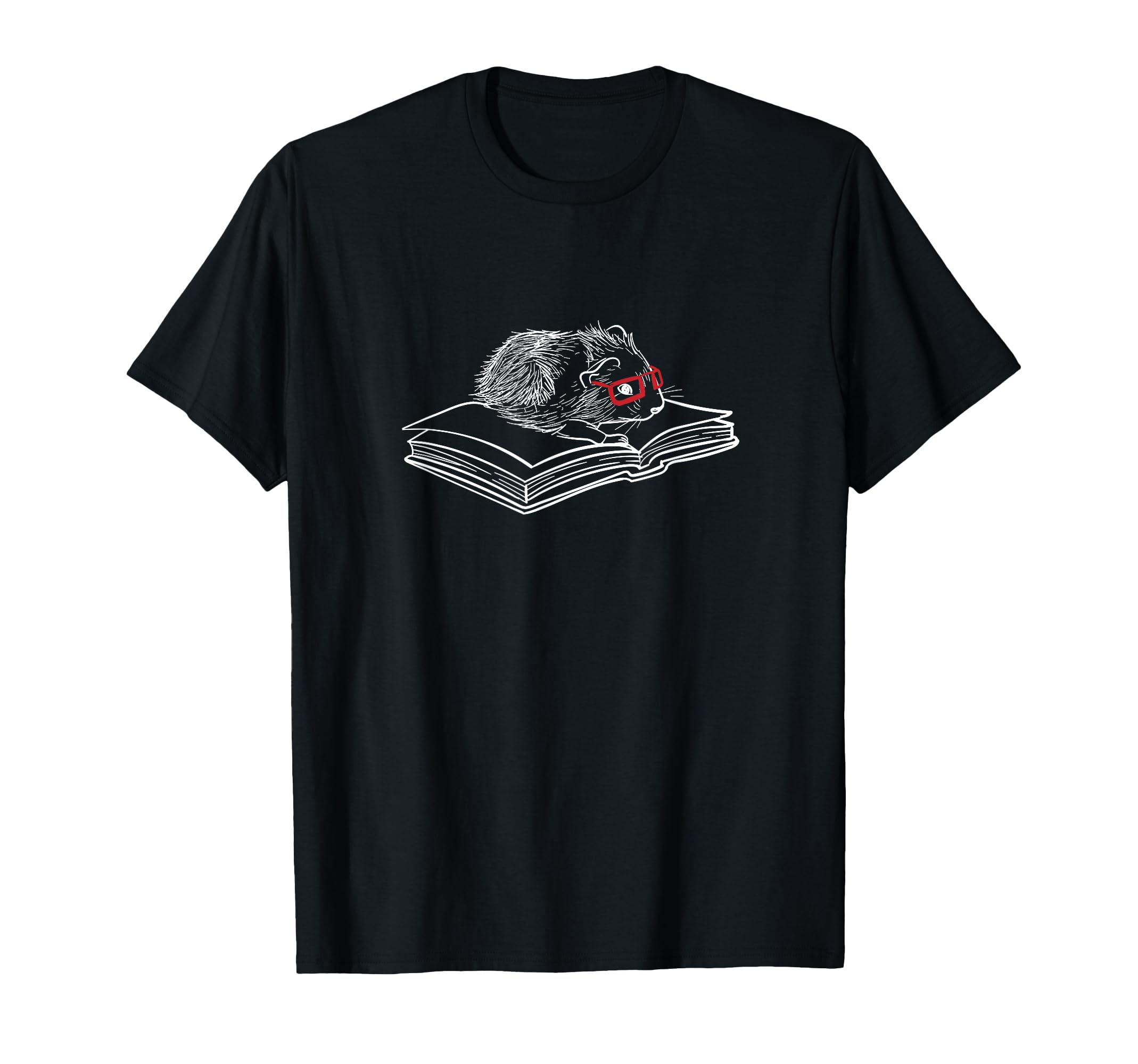 Books And Guinea Pigs Reading T-Shirt - Trendy Graphic for Adults - T-Shirt, Sweatshirt, Hoodie
