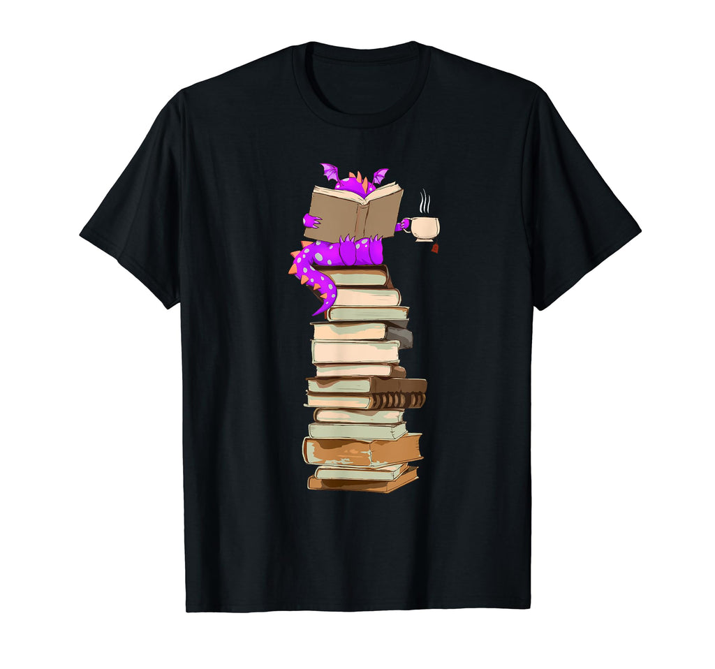 Dragon Tea And Books Gift T-Shirt - Streetwear Style Men Women - T-Shirt, Sweatshirt, Hoodie