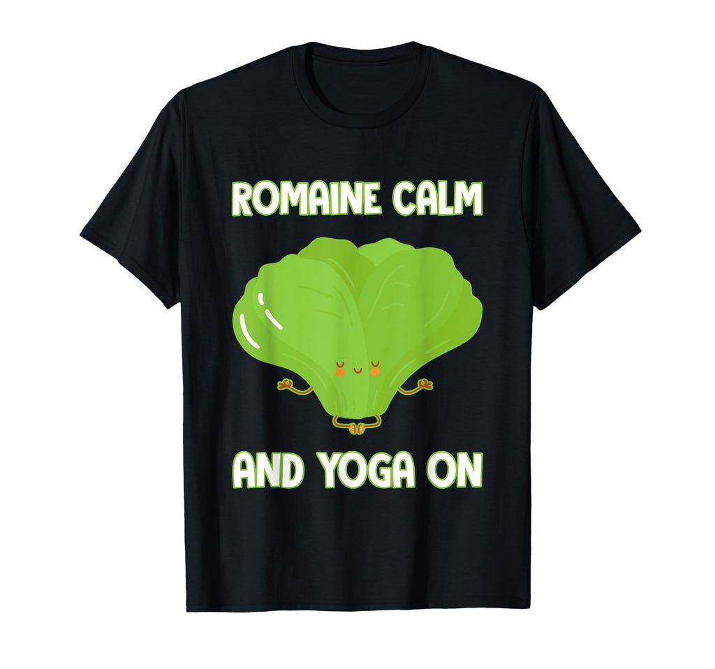 Romaine Calm And Yoga Lettuce Meditation T-Shirt - Trendy Graphic Men Women - T-Shirt, Sweatshirt, Hoodie