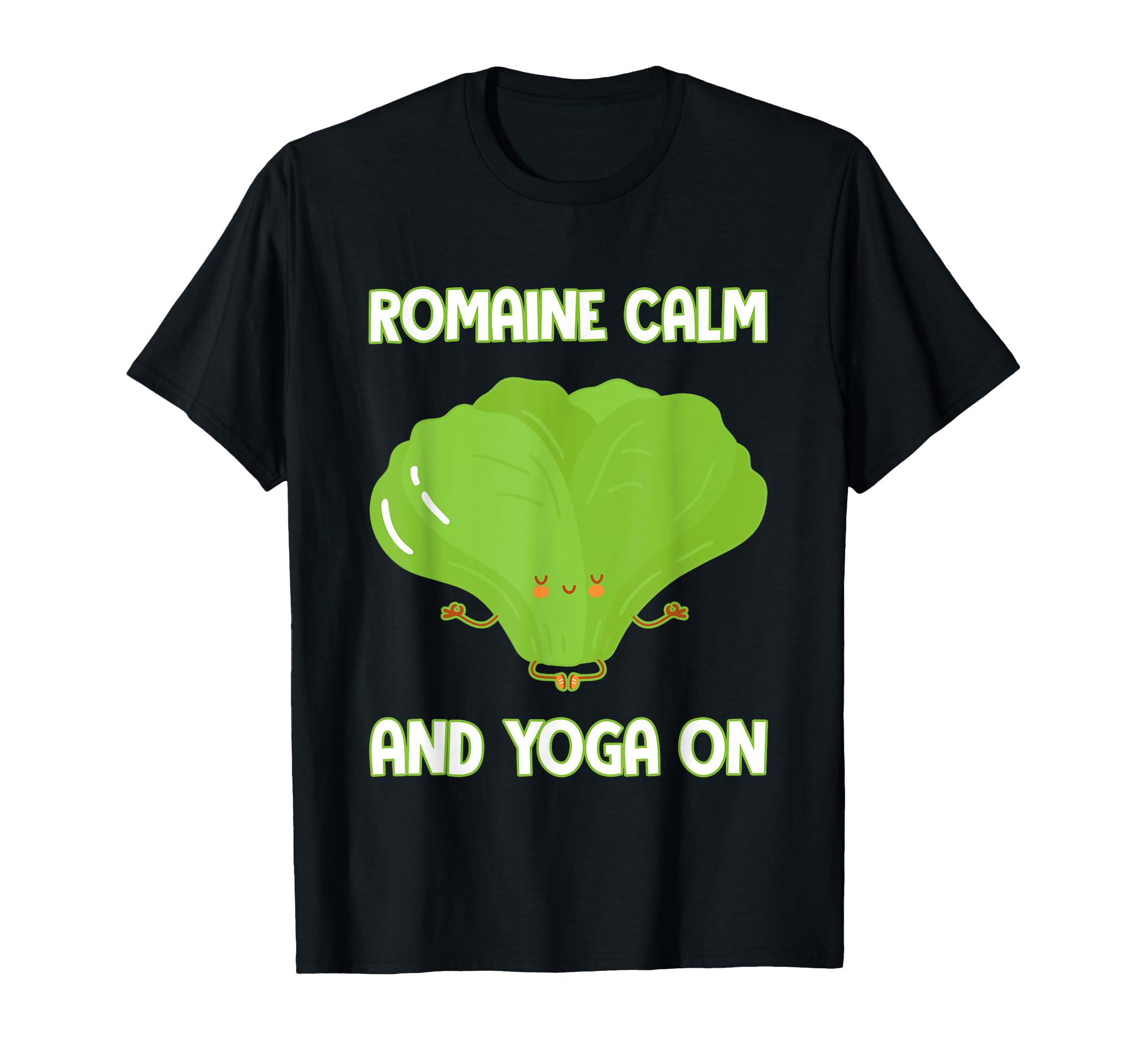 Romaine Calm And Yoga Lettuce Meditation T-Shirt - Trendy Graphic Men Women - T-Shirt, Sweatshirt, Hoodie