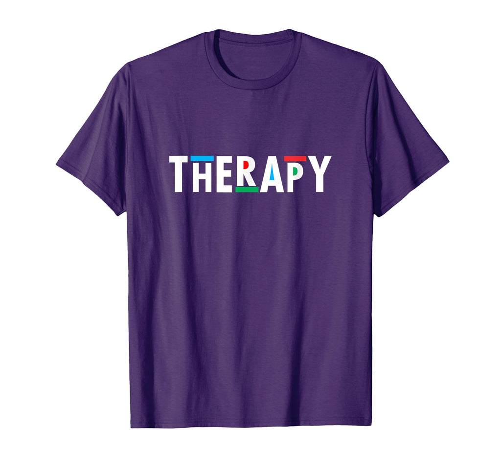 Therapy Therapy Mental Health Hoodie - Fun Novelty Design for Adults - T-Shirt, Sweatshirt, Hoodie