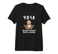 Yoga Because Punching People Is Wrong T-Shirt - Aesthetic Graphic Unisex - T-Shirt, Sweatshirt, Hoodie