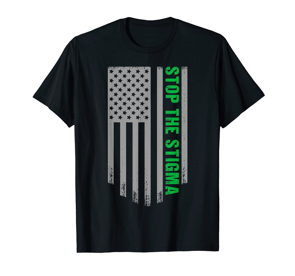 All Tees Stop Stigma Mental Health T-Shirt - Aesthetic Graphic Men Women - T-Shirt, Sweatshirt, Hoodie