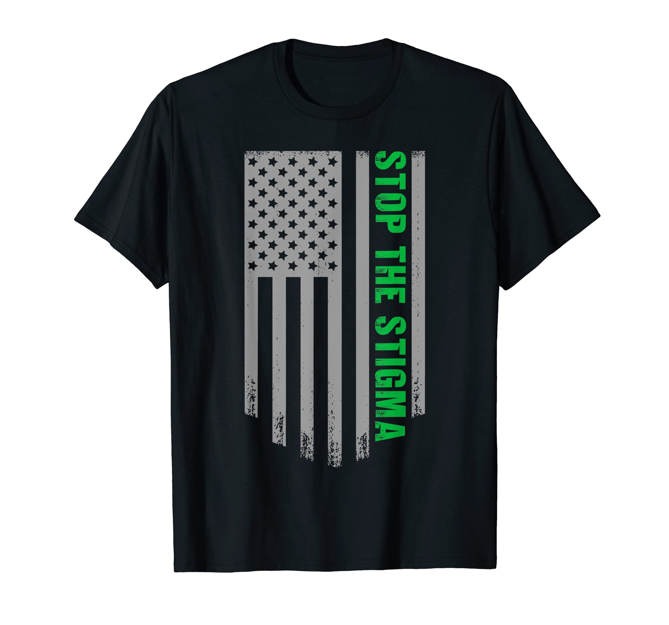 All Tees Stop Stigma Mental Health T-Shirt - Aesthetic Graphic Men Women - T-Shirt, Sweatshirt, Hoodie