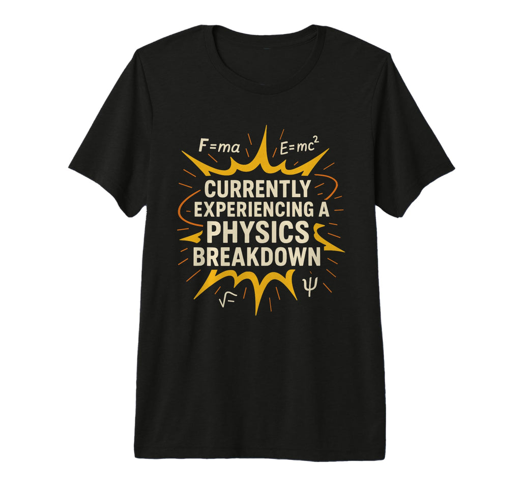 Physics Student Quantum Joke Schr T-Shirt - Trendy Graphic for Adults - T-Shirt, Sweatshirt, Hoodie