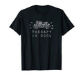 Therapy Is Motorbike Motorcycle T-Shirt - Graphic Print for Adults - T-Shirt, Sweatshirt, Hoodie