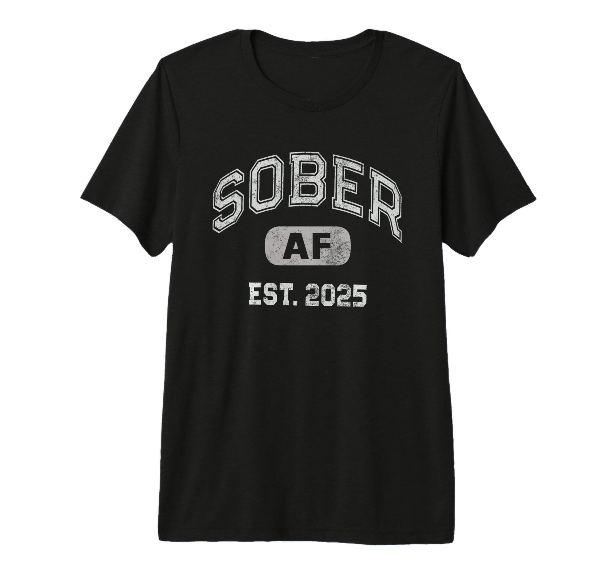 Normalize Sober Af Est 2025 Aa T-Shirt - Custom Art Print for Adults - T-Shirt, Sweatshirt, Hoodie
