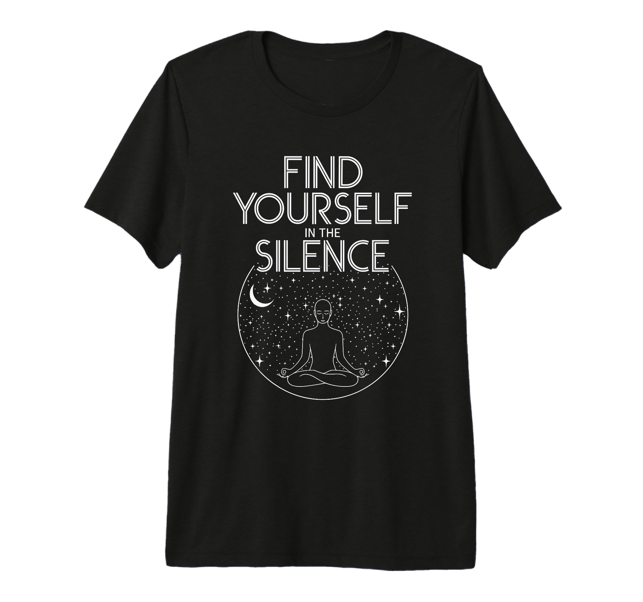 Silent Retreat Participants Mindfulness T-Shirt - Unique Graphic Men Women - T-Shirt, Sweatshirt, Hoodie