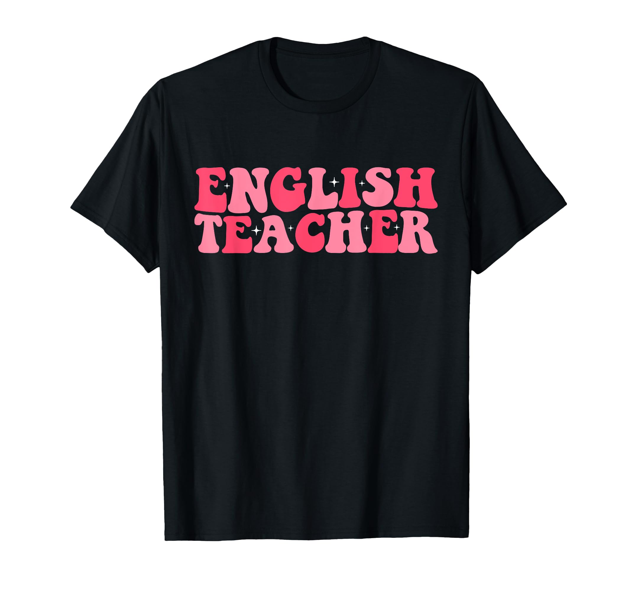 Groovy English Teacher Back To School T-Shirt - Minimalist Print Men Women - T-Shirt, Sweatshirt, Hoodie