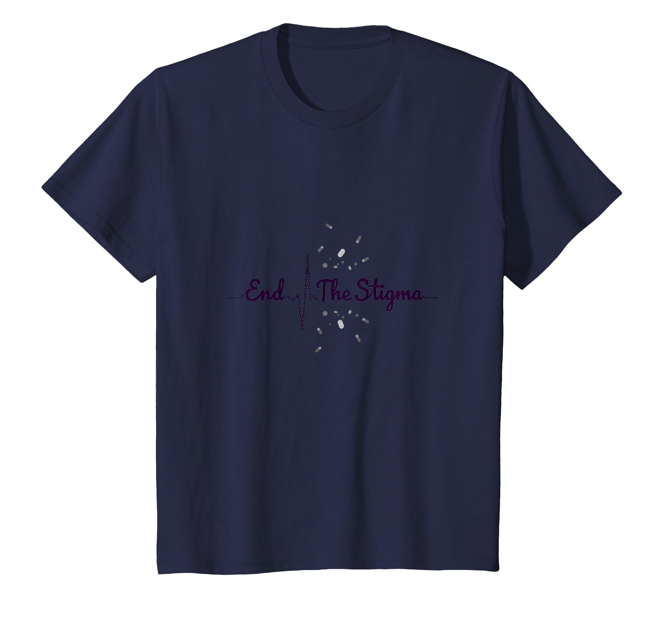 End Stigma Mental Health Awareness Campaign T-Shirt - Unique Graphic Unisex - T-Shirt, Sweatshirt, Hoodie