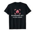 Boundaries Set Access Denied Empowering T-Shirt - Minimalist Print Unisex - T-Shirt, Sweatshirt, Hoodie
