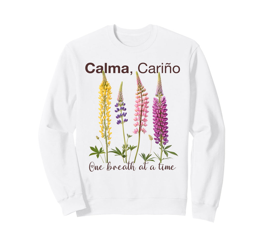 Mindfulness Calma Cari O One Breath Sweatshirt - Aesthetic Graphic Unisex - T-Shirt, Sweatshirt, Hoodie