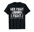 Her Fight Is My Fight Brain Tumor T-Shirt - Graphic Print Men Women - T-Shirt, Sweatshirt, Hoodie