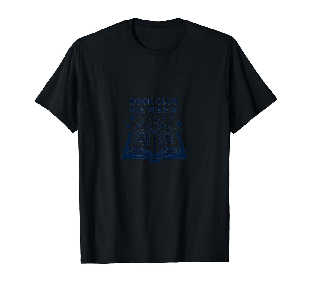 Book Club Member Magical Reading Black T-Shirt - Graphic Print Men Women - T-Shirt, Sweatshirt, Hoodie