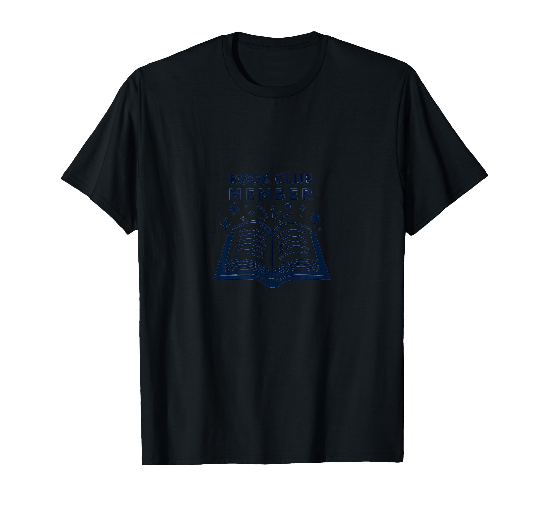 Book Club Member Magical Reading Black T-Shirt - Graphic Print Men Women - T-Shirt, Sweatshirt, Hoodie