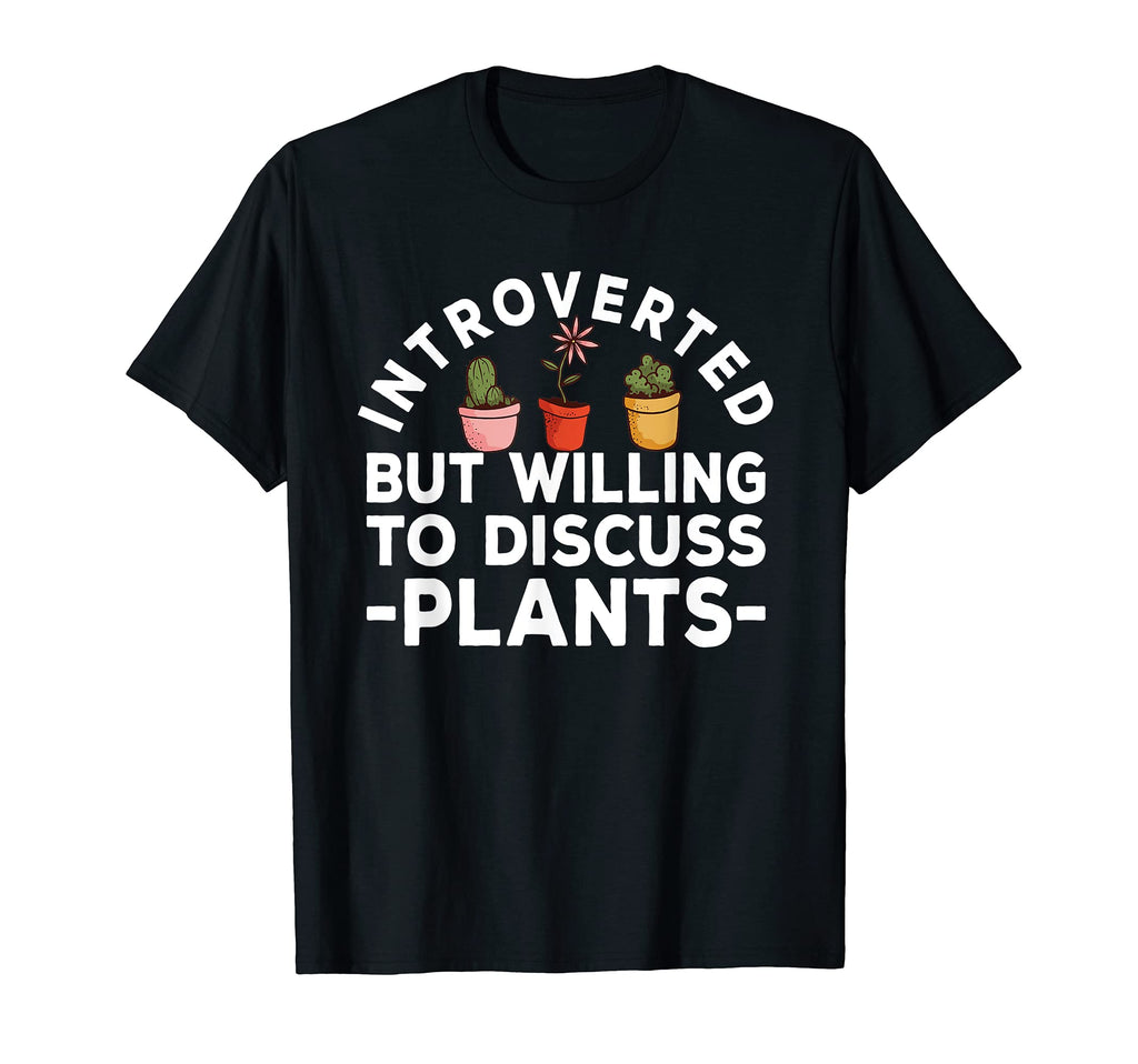 Introverted But Willing To Discuss T-Shirt - Minimalist Print Men Women - T-Shirt, Sweatshirt, Hoodie
