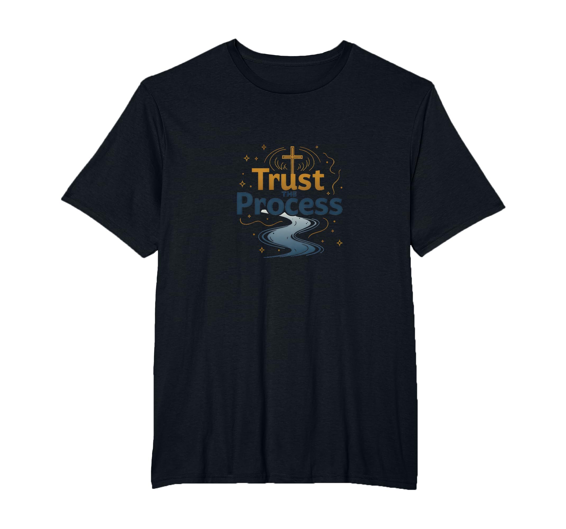 Jesus Saves Trust Process Christian Faith T-Shirt - Graphic Print Unisex - T-Shirt, Sweatshirt, Hoodie