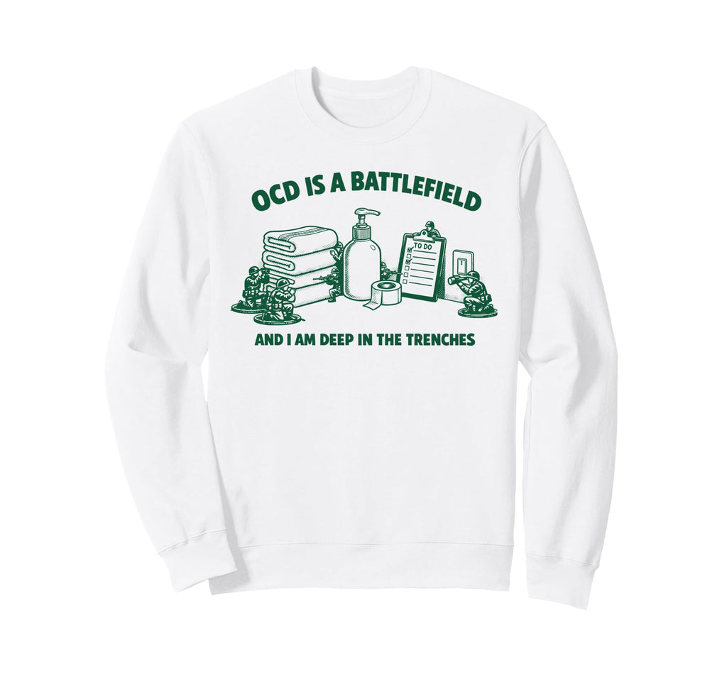 Mental Health Meme Im Deep Trenches Sweatshirt - Custom Art Print Unisex - T-Shirt, Sweatshirt, Hoodie