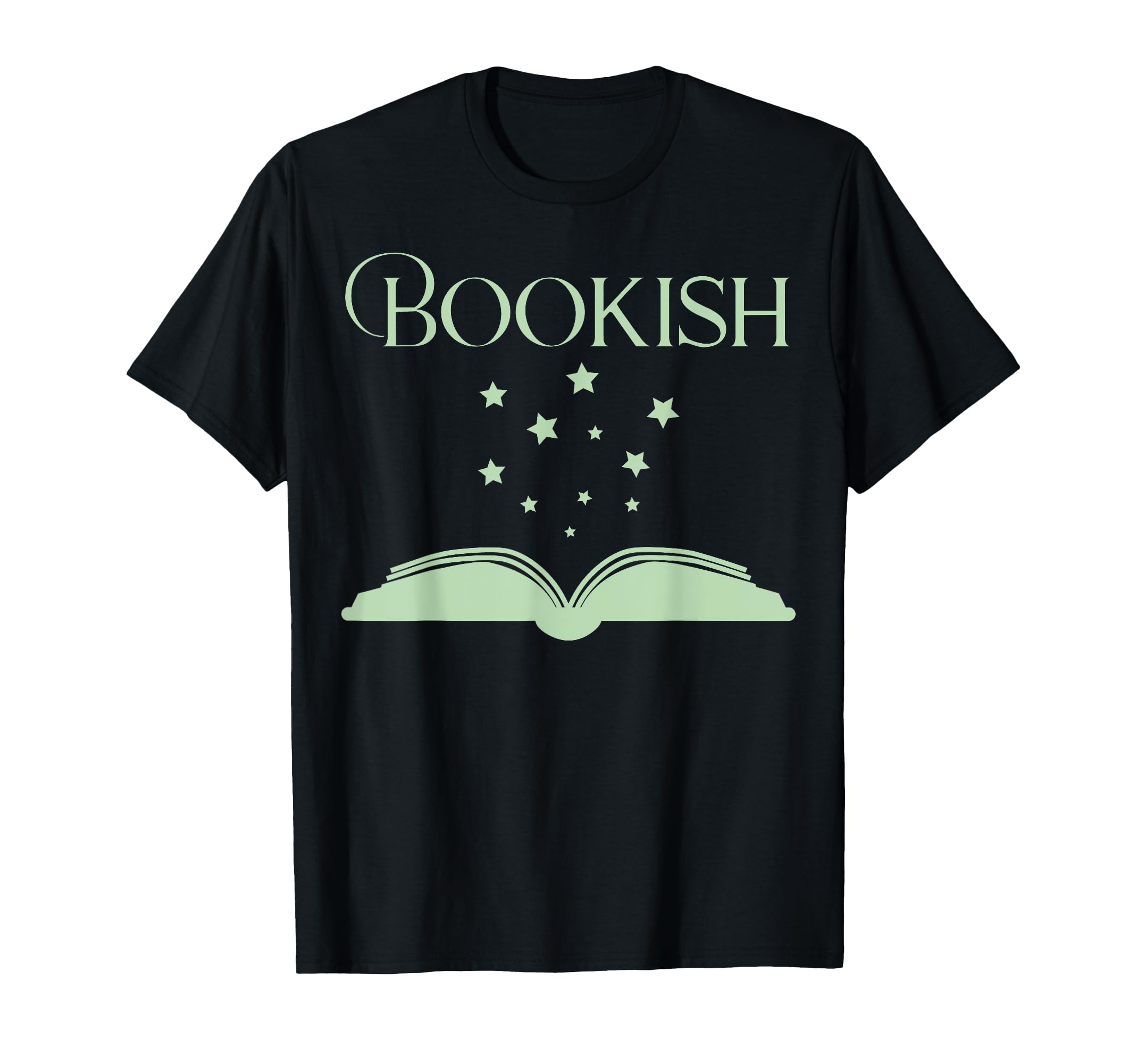 Bookish Book Lover Pastel Green T-Shirt - Novelty Apparel for Adults - T-Shirt, Sweatshirt, Hoodie