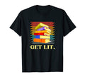 Get Literature Lover Funny Get Lit T-Shirt - Fun Novelty Design Men Women - T-Shirt, Sweatshirt, Hoodie
