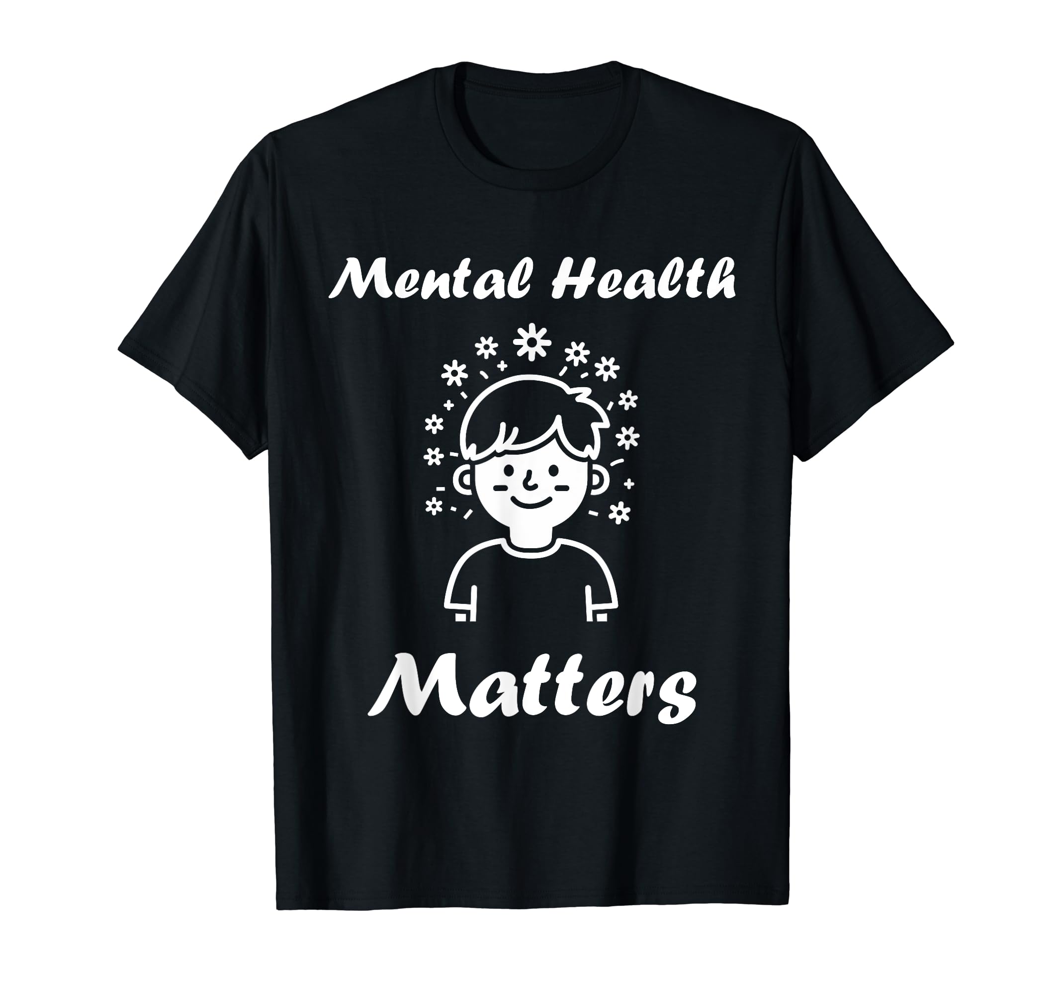 Simple Support Brain Illness Mental T-Shirt - Trendy Graphic for Adults - T-Shirt, Sweatshirt, Hoodie