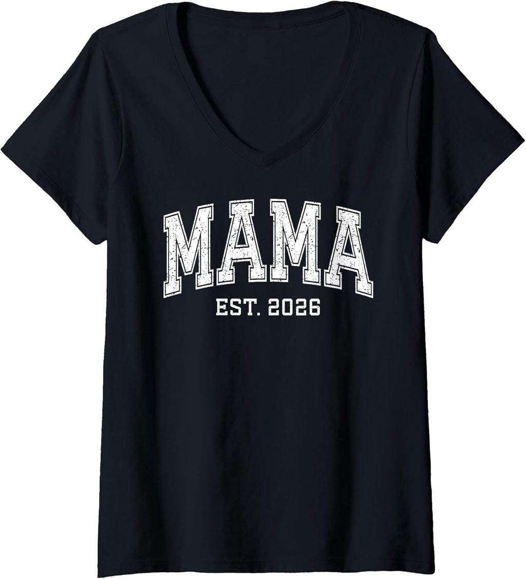 Custom Mama Est Mom Est Birthday Wife Xmas Grandma Unisex T-shirt, Sweatshirt, Hoodie, Long Sleeve Tee - T-Shirt, Sweatshirt, Hoodie