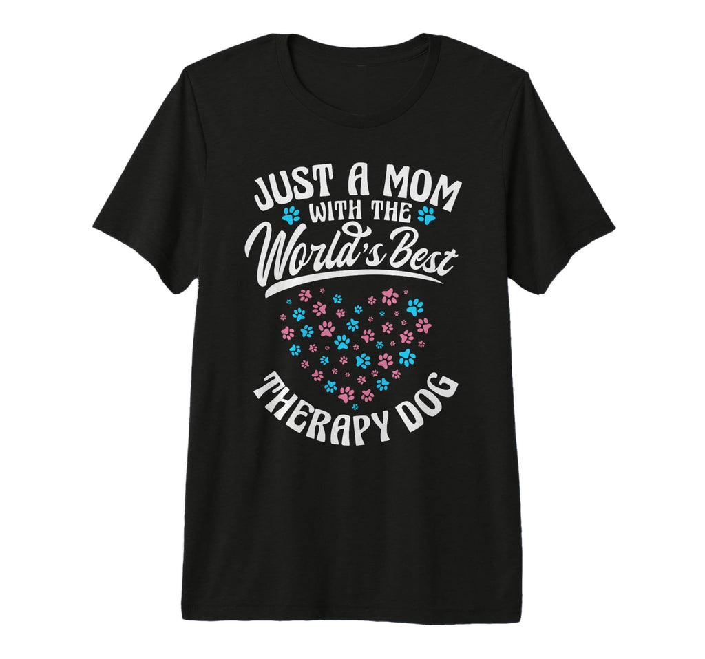 Worlds Best Therapy Dog Tri Blend T-Shirt - Casual Everyday Wear Men Women - T-Shirt, Sweatshirt, Hoodie