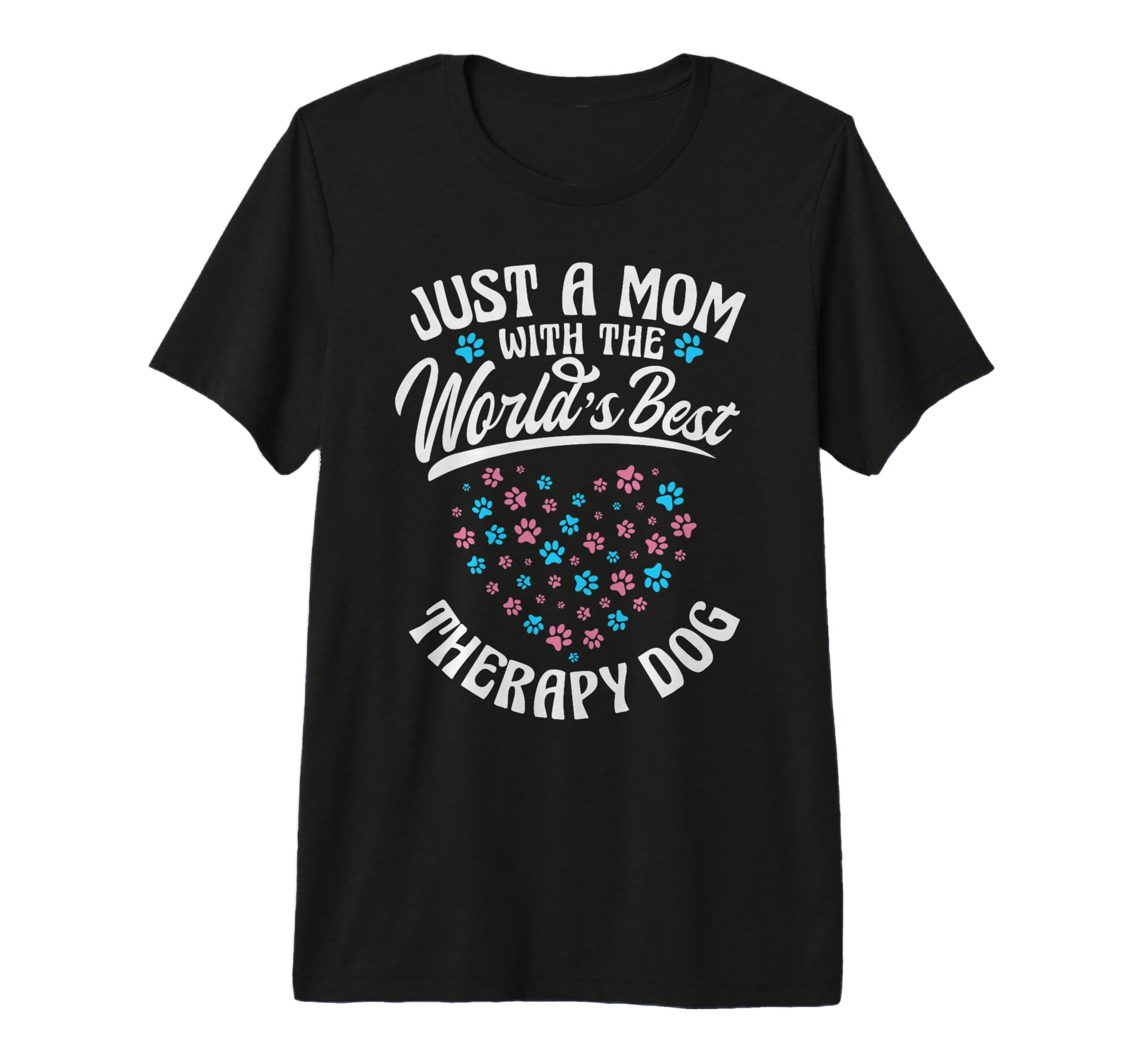 Worlds Best Therapy Dog Tri Blend T-Shirt - Casual Everyday Wear Men Women - T-Shirt, Sweatshirt, Hoodie