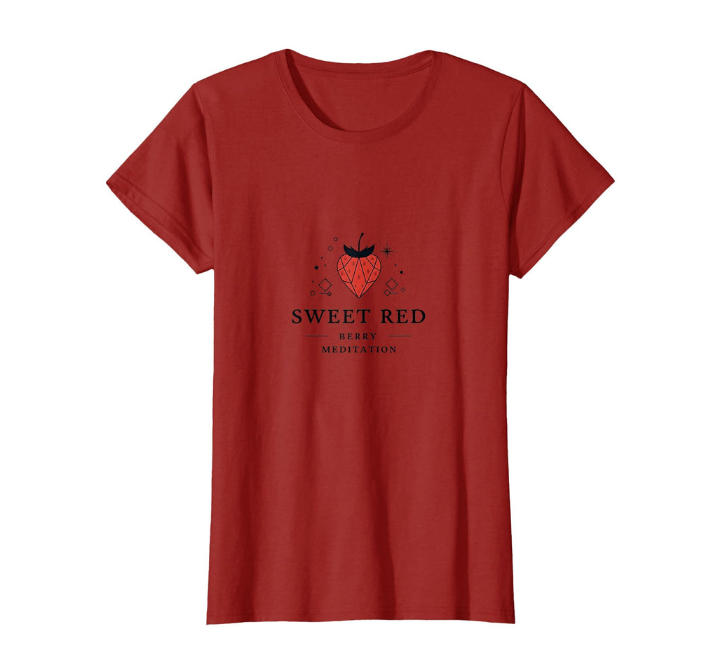 Sweet Red Berry Meditation T-Shirt - Streetwear Style for Adults - T-Shirt, Sweatshirt, Hoodie
