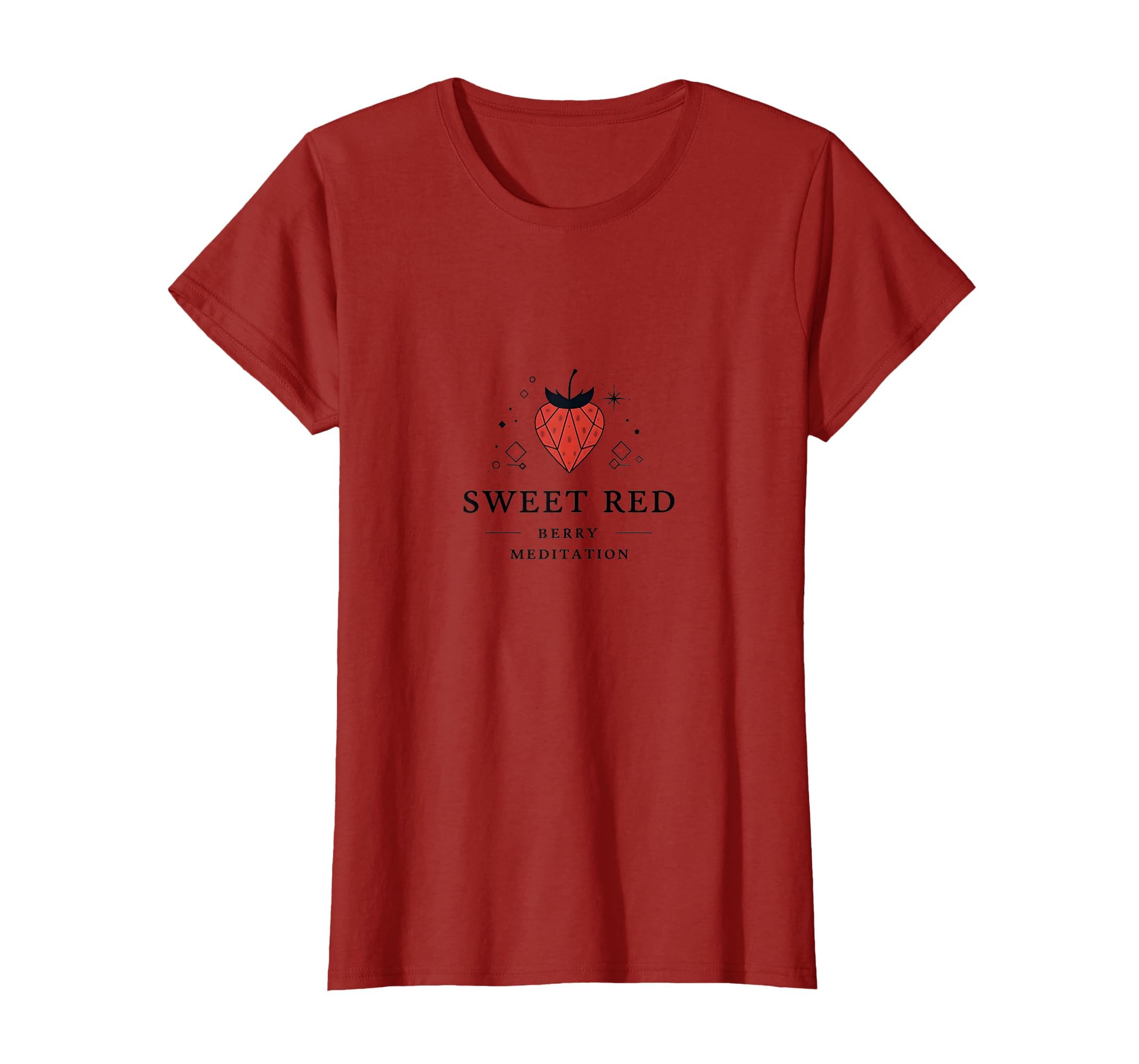 Sweet Red Berry Meditation T-Shirt - Streetwear Style for Adults - T-Shirt, Sweatshirt, Hoodie