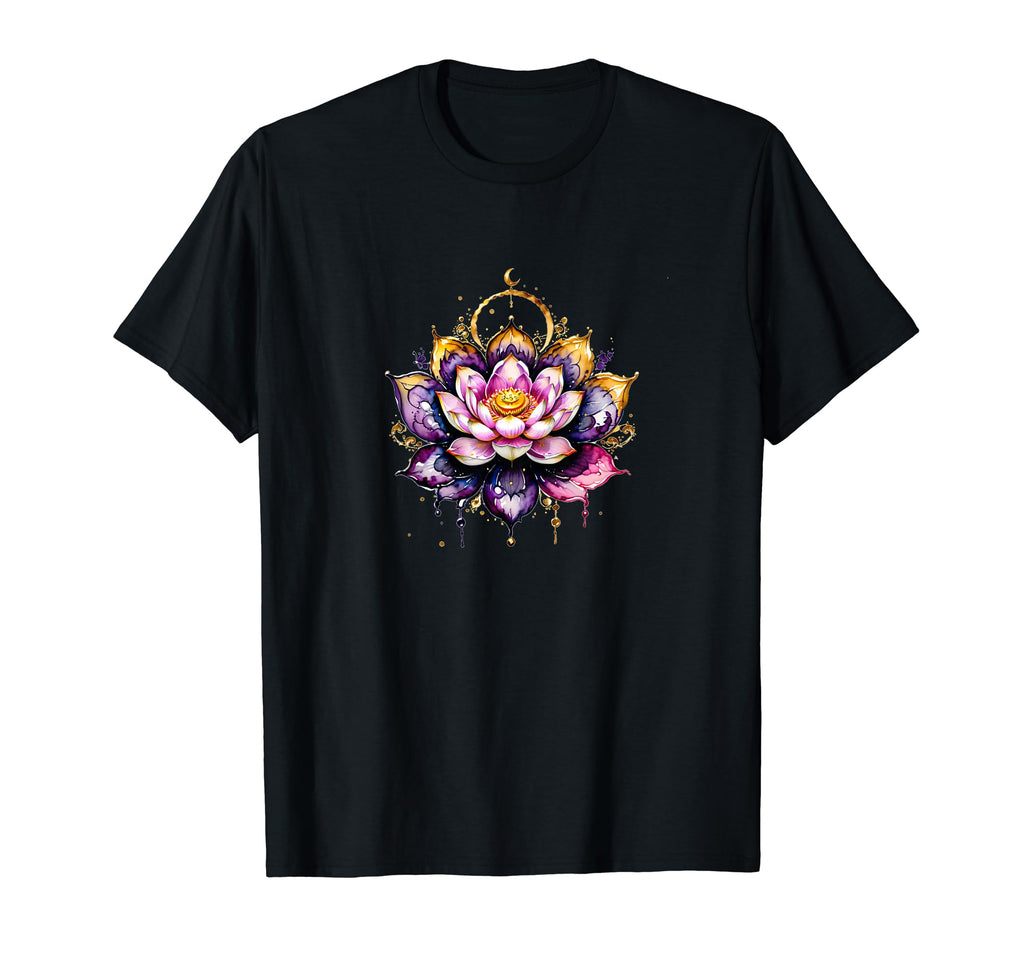 Lotus Flower Yoga Meditation Spiritual T-Shirt - Unique Graphic Unisex - T-Shirt, Sweatshirt, Hoodie