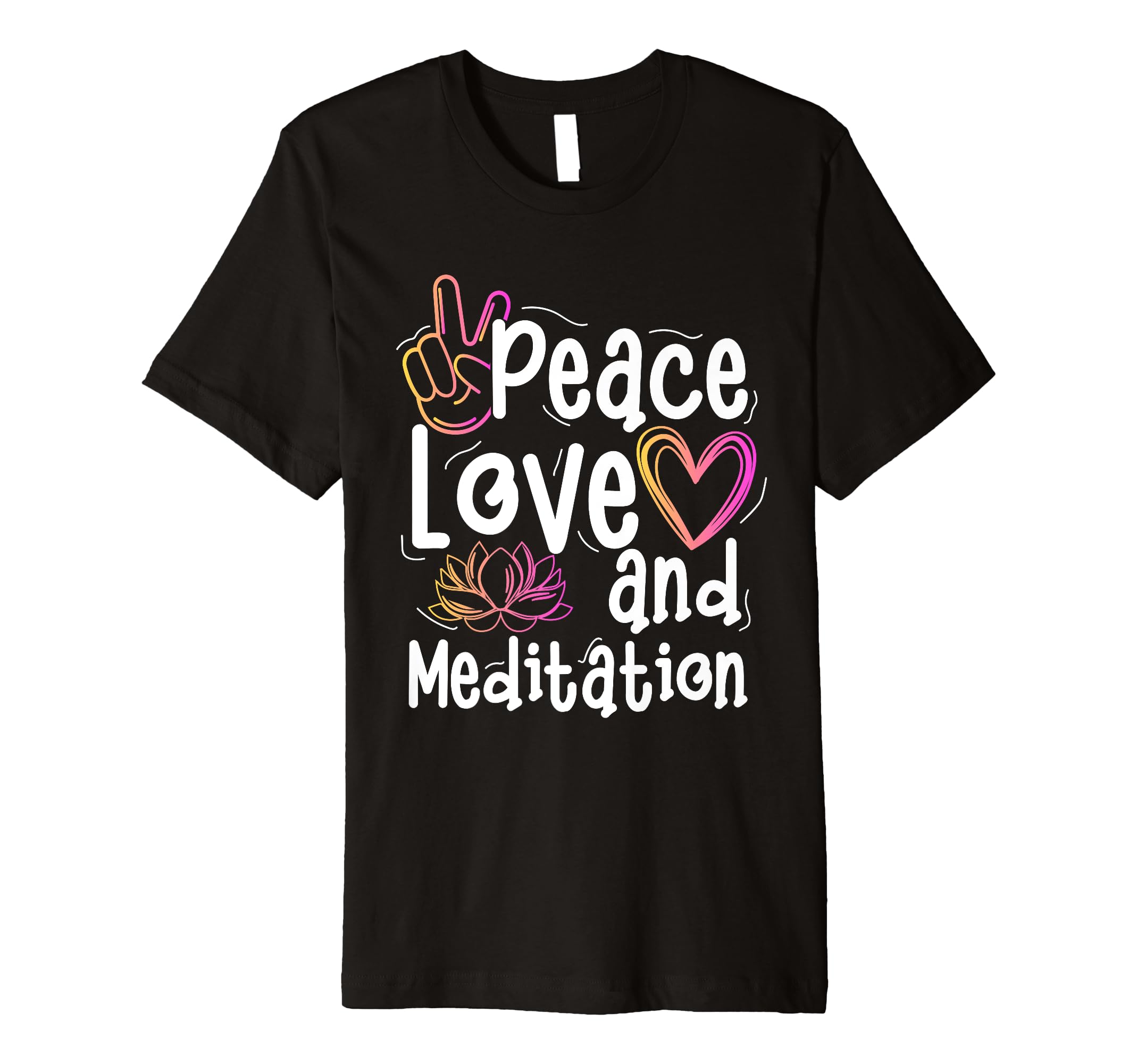 Meditation Yoga Spiritual Peace Namaste T-Shirt - Streetwear Style Unisex - T-Shirt, Sweatshirt, Hoodie